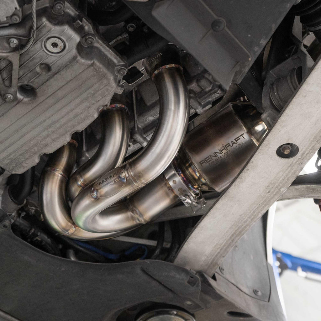 Fabspeed Porsche 987.2 Boxster / Cayman RENNKRAFT™ Modular Headers with HJS Catalytic Converters (2009-2012)