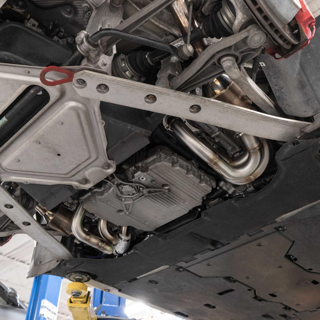 Fabspeed Porsche 987.2 Boxster / Cayman RENNKRAFT™ Modular Headers with HJS Catalytic Converters (2009-2012)