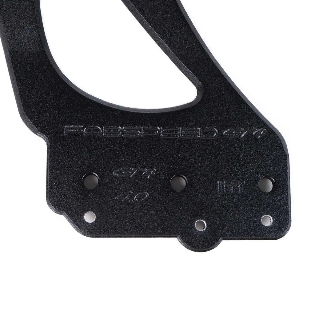 Fabspeed Porsche 981/718 Cayman GT4 Monoblock Wing Risers (2015+)