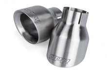 Load image into Gallery viewer, APR Double-Walled 4&quot; Slash-Cut Tips (Brushed) - Set of 2