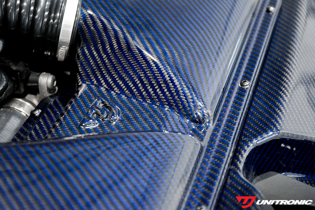 Unitronic Carbon Fiber Intake & Turbo Inlets for C8 RS 6/RS 7 Blue Carbon Kevlar