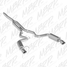 Load image into Gallery viewer, MBRP 15-18 Ford Mustang EcoBoost 2.3L Alum 3in Cat Back Dual Split Rear Exit (Street Version)