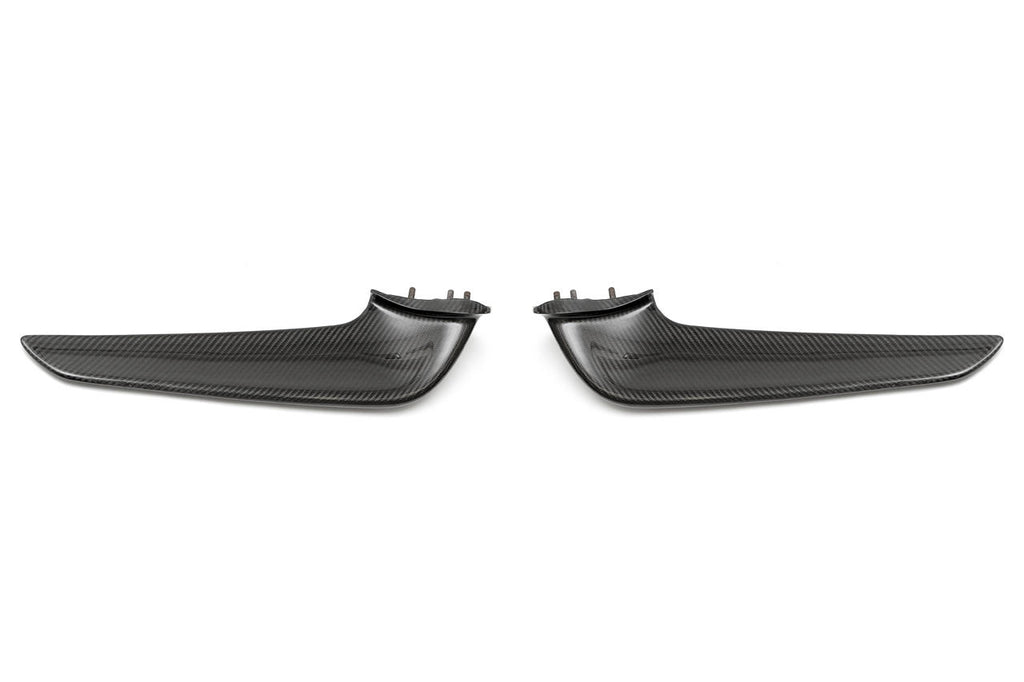 Fabspeed Ferrari 458 Italia Carbon Fiber Front Bumper Blades (2010-2015)
