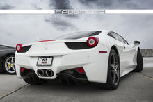 Load image into Gallery viewer, Fabspeed Ferrari 458 Italia Challenge Style Dual Exhaust Tips (2010-2015)