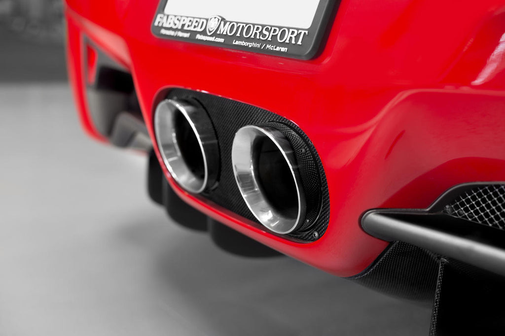 Fabspeed Ferrari 458 Italia Challenge Style Dual Exhaust Tips (2010-2015)