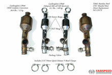 Load image into Gallery viewer, Fabspeed Lamborghini Murcielago Primary Sport Catalytic Converters (2001-2010)