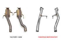 Load image into Gallery viewer, Fabspeed Porsche 955 Turbo / Turbo S Secondary Competition Link Pipes (2002-2007)