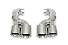 Load image into Gallery viewer, Fabspeed Porsche 957 Cayenne S Deluxe Quad Style Tips (2008-2010)