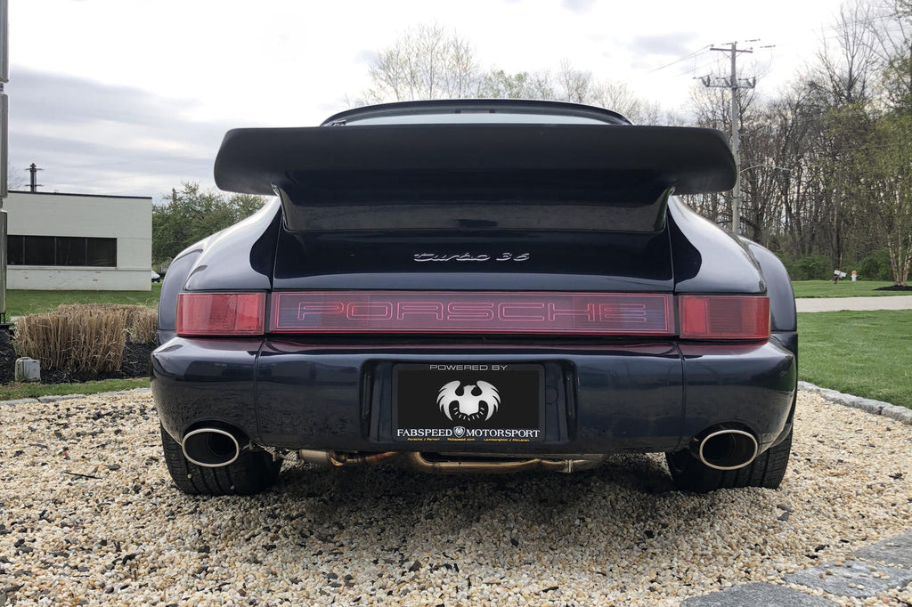 Fabspeed Porsche 964 Turbo 965   C2 Turbo Deluxe Oval Style Tips (1990-1994)
