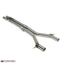 Load image into Gallery viewer, Fabspeed Porsche 970 Panamera S Resonator Bypass X-Pipe (2010-2013)