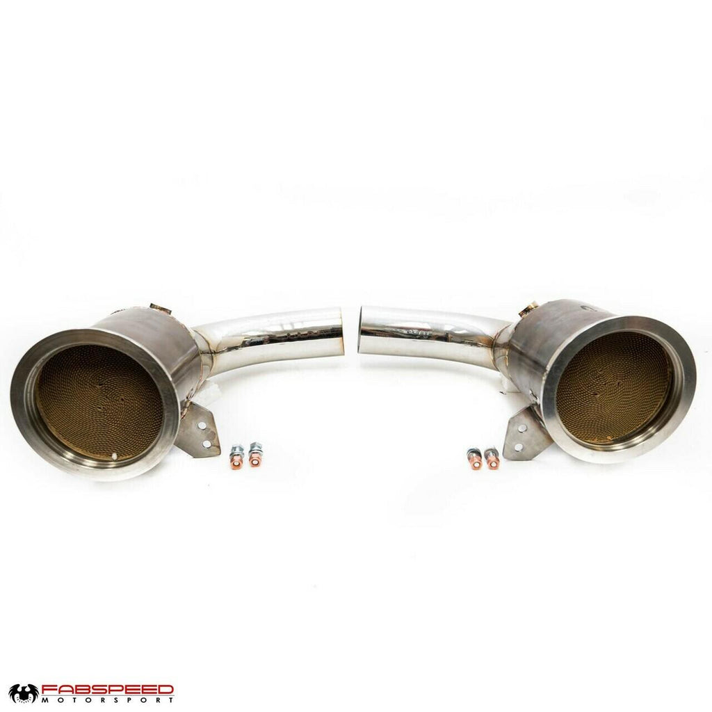 Fabspeed Porsche 992 Carrera Sport Catalytic Converters (2020+)