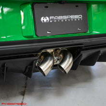 Load image into Gallery viewer, Fabspeed Porsche 992 GT3 / GT3 RS Deluxe Dual Style Tips (2022+)