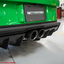 Load image into Gallery viewer, Fabspeed Porsche 992 GT3 / GT3 RS Deluxe Dual Style Tips (2022+)