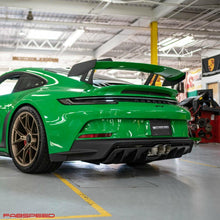 Load image into Gallery viewer, Fabspeed Porsche 992 GT3 / GT3 RS Deluxe Dual Style Tips (2022+)