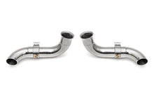 Load image into Gallery viewer, Fabspeed Porsche 996 GT3 Competition Muffler Outlets w/ Adjustable Turndowns