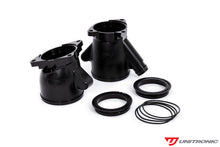 Load image into Gallery viewer, Unitronic Carbon Fiber Intake &amp; Turbo Inlets for C8 RS 6/RS 7 Blue Carbon Kevlar