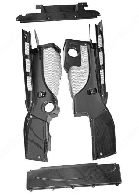 Carbon Fiber Coupe Engine Bay Panel Set (4 Piece Set) - Audi R8 (V10)