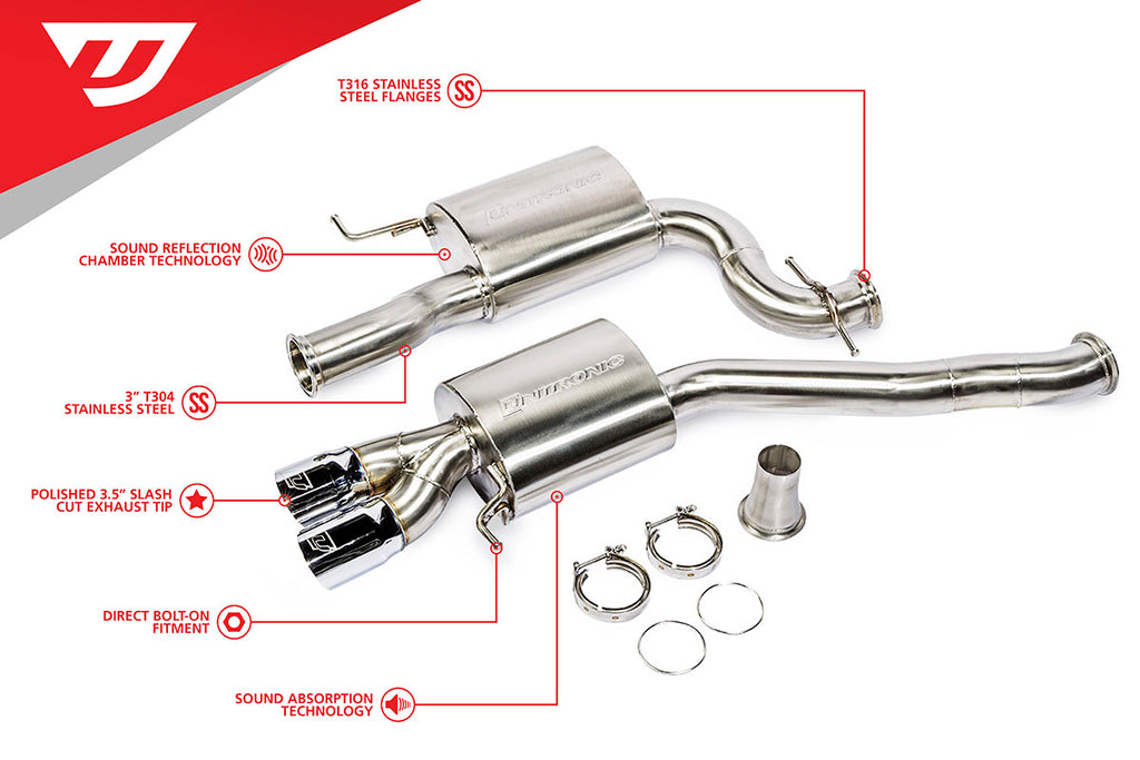 Unitronic MK5/6 Jetta & GLI 3" Cat-Back Exhaust System